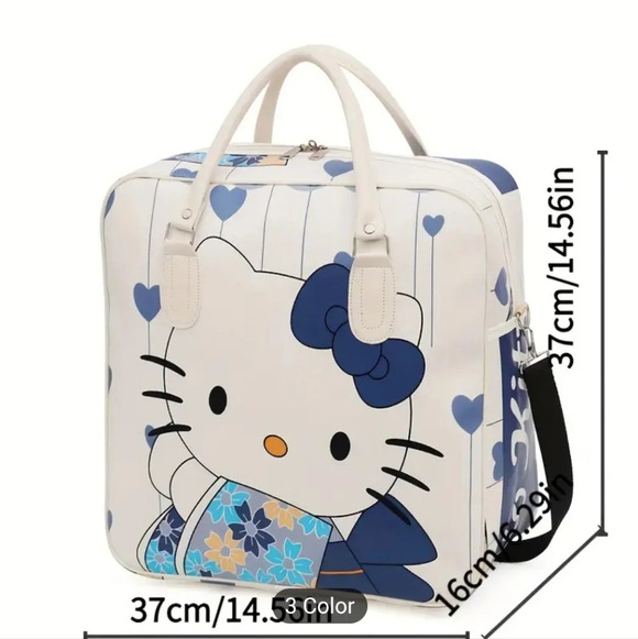 Hello Kitty Rainbow Color Travel Bag - Picture 2 of 2